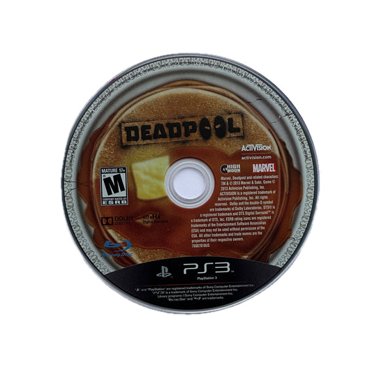 Deadpool Sony PS3 Playstation 3 Loose Disc