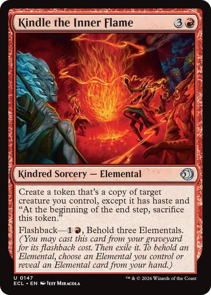 Kindle The Inner Flame 0147 ECL Foil Magic The Gathering Lorwyn Eclipsed