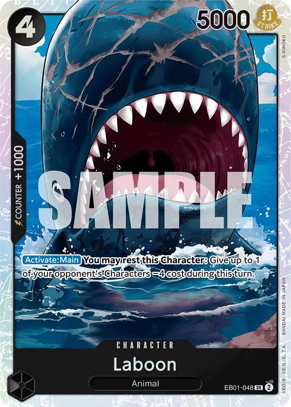 Laboon SR EB01-048 Extra Booster: Memorial Collection One Piece Raw