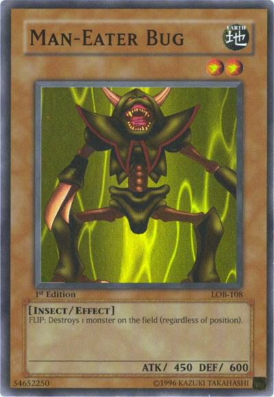 Man-Eater Bug LOB-108 The Legend of Blue-Eyes White Dragon Yu-Gi-Oh! Raw