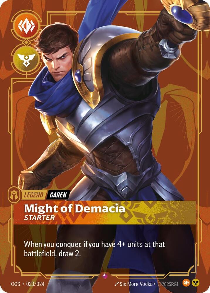 Garen Might of Demacia 023/024 League of Legends Riftbound Origins: Proving Grounds Raw