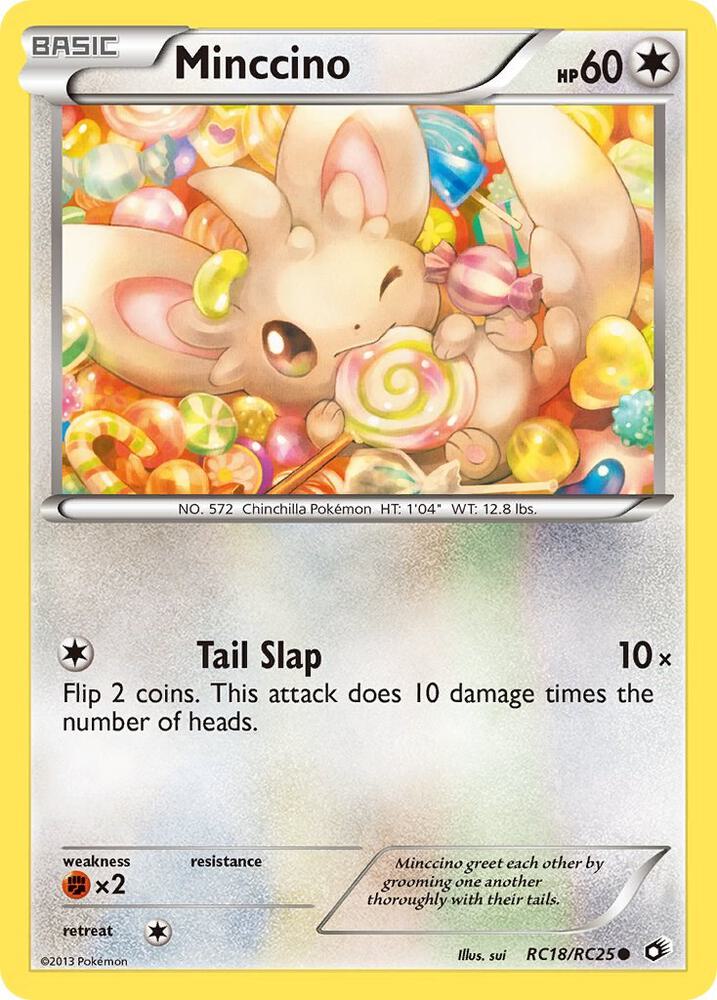 Minccino RC18/RC25 Pokémon Legendary Treasures: Radiant Collection