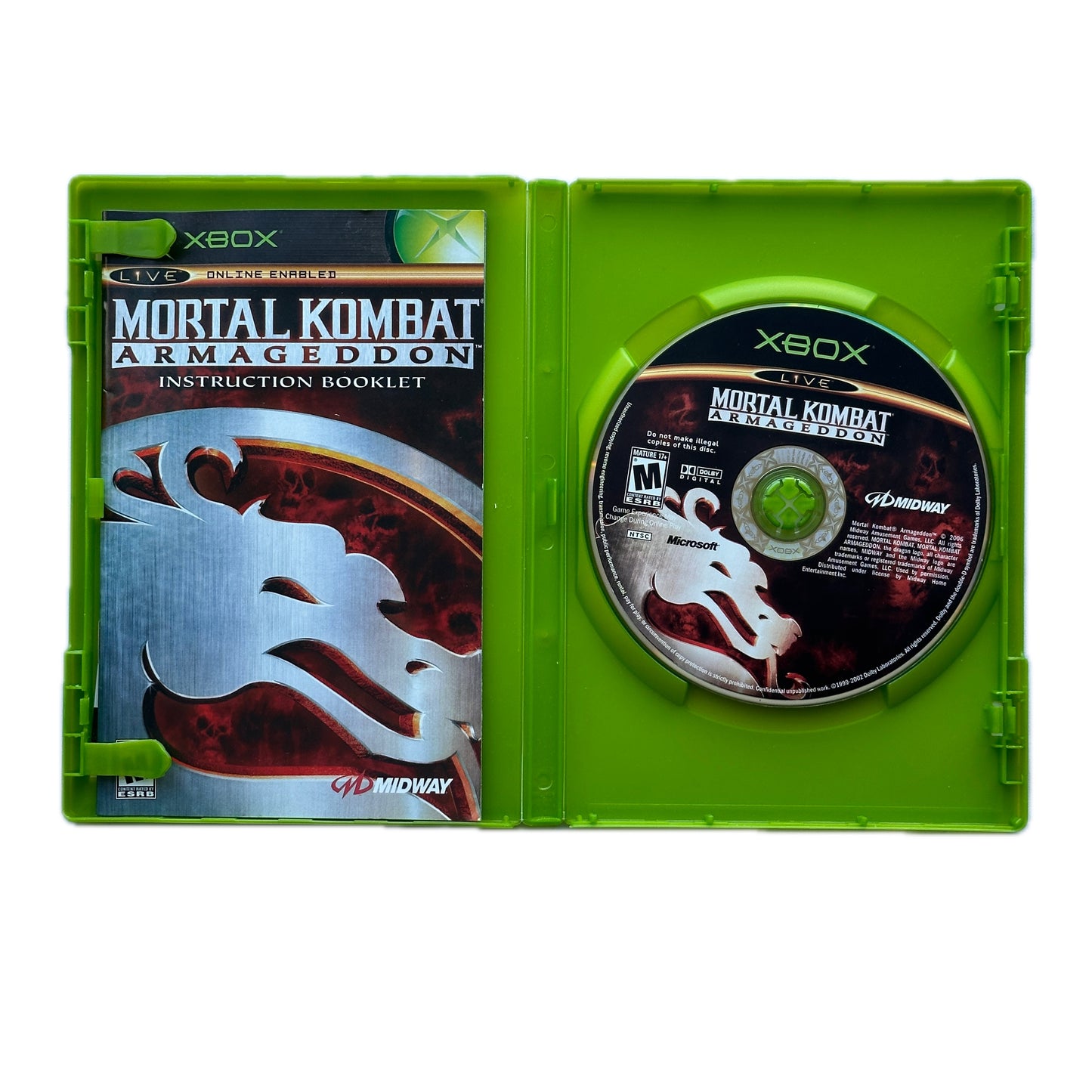 Mortal Kombat Armageddon Xbox Complete in Box