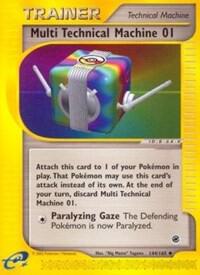Multi Technical Machine 01 144/165 Pokémon E-Series Expedition Raw