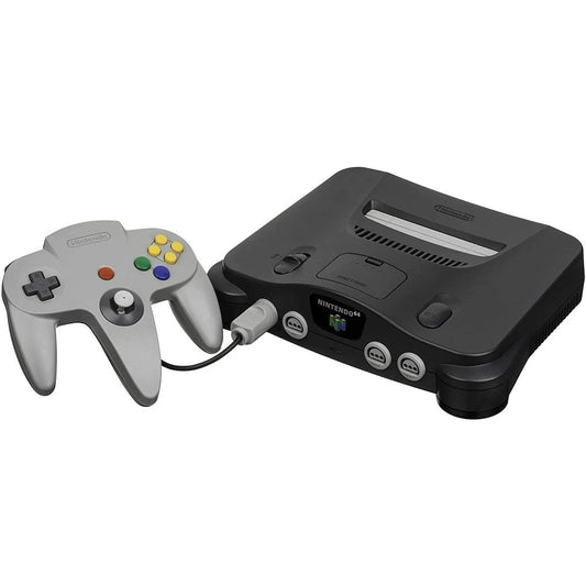 Black N64 Nintendo 64 Console Loose With Expansion Pack
