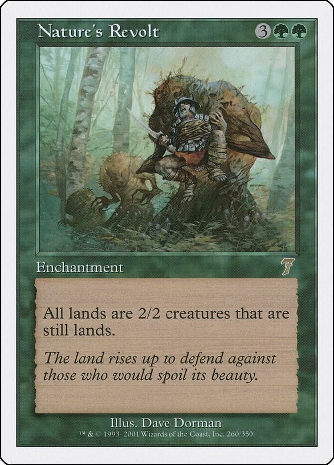 Nature's Revolt 260/350 Magic The Gathering 7th Edition Raw