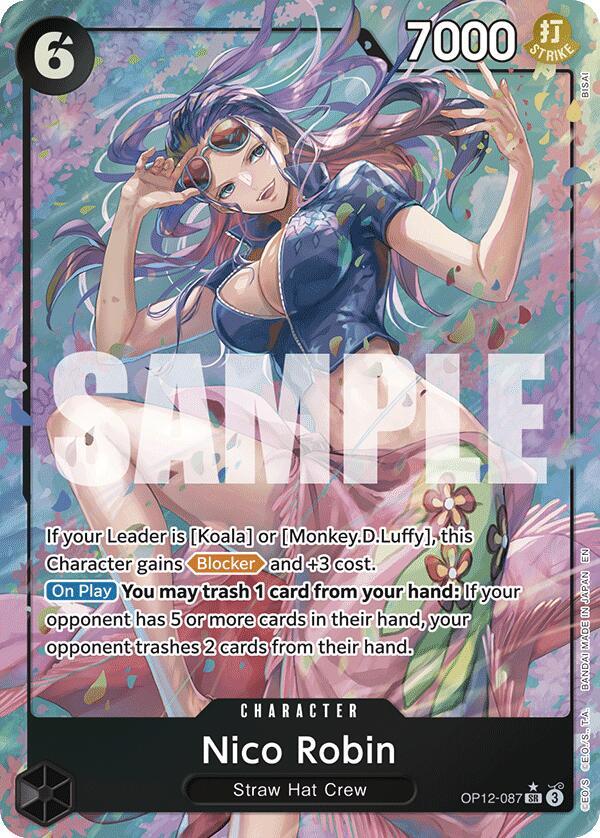 Nico Robin SR AA One Piece Legacy of The Master OP12-087 Raw