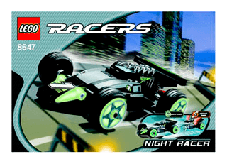 Night Racer Lego Racers Set 8647