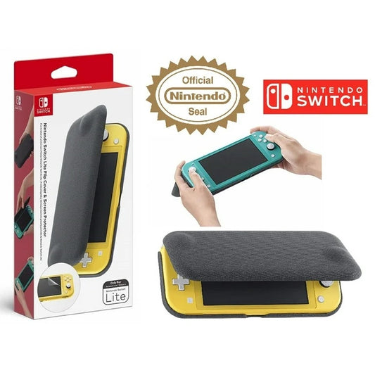 OEM Nintendo Switch Lite Flip Cover & Screen Protector