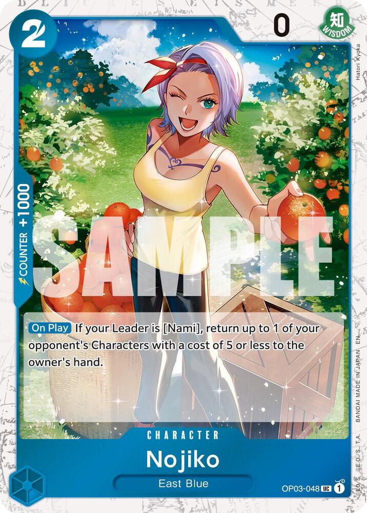 Nojiko Pirate Foil OP03-048 Premium Booster The Best Volume 2 One Piece! Raw