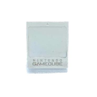 OEM Nintendo Gamecube White 54MB 1019 Block Memory Card