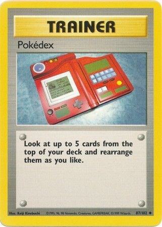 Pokédex 087/102 Pokémon Base Set Unlimited Raw