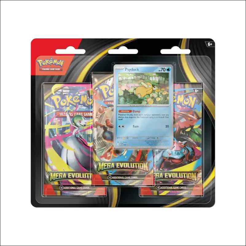 Pokémon Mega Evolutions Psyduck Retail Blister 3 Pack