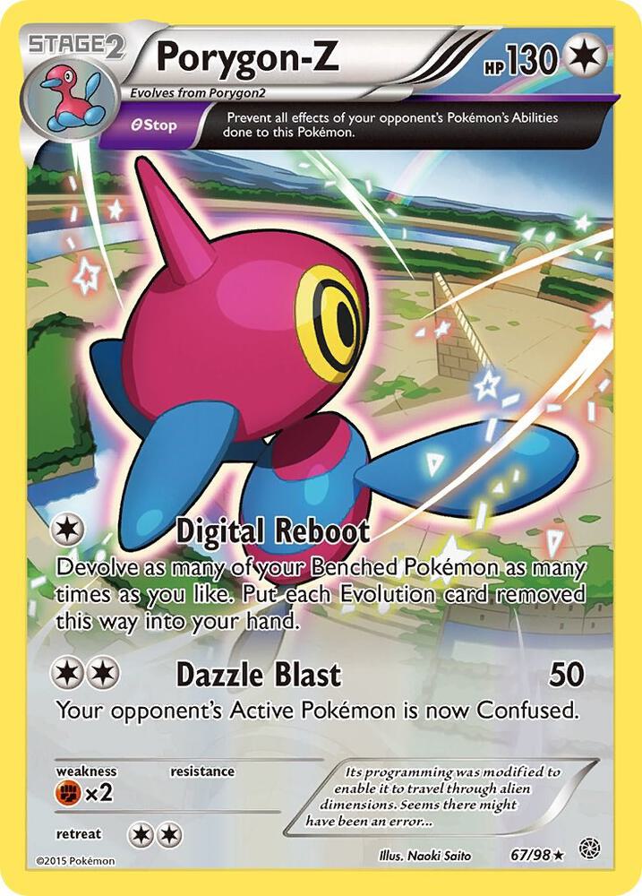 Porygon-Z Holo 67/98 Pokémon XY Ancient Origins Raw