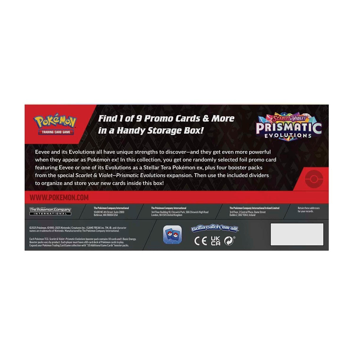 Prismatic Evolutions Surprise Box Collection Pokémon TCG