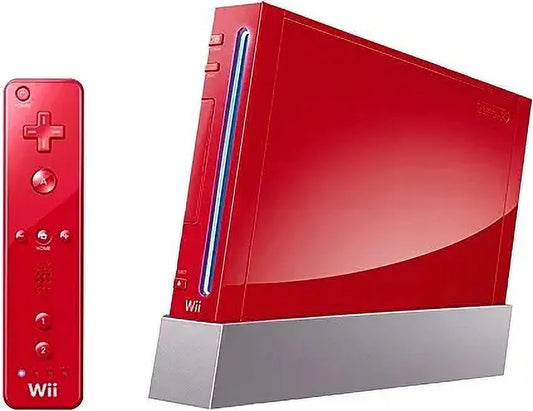 Nintendo Wii Red Console Loose (RVL-001)