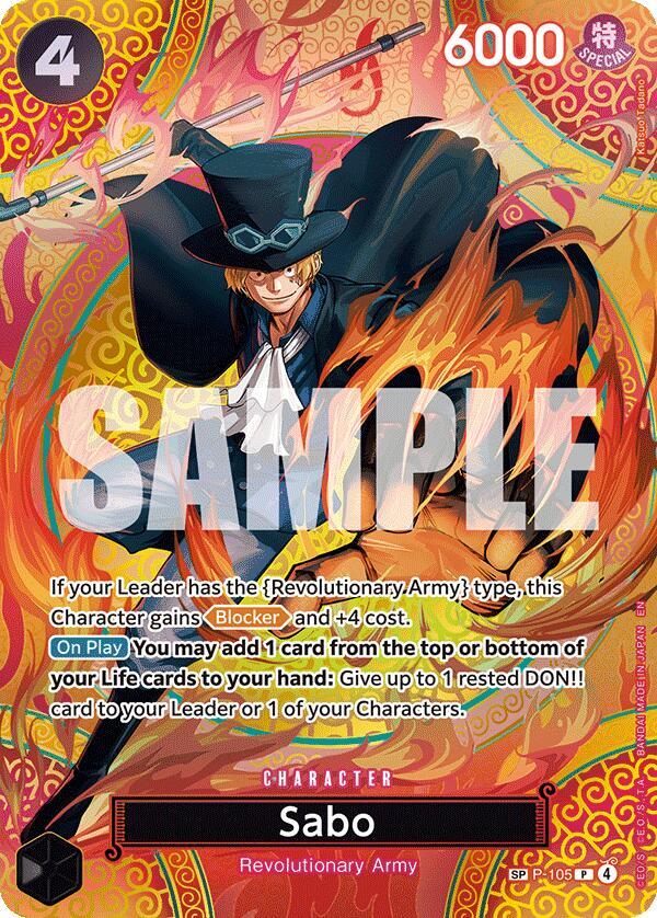 Sabo SP P-105 (OP15) Adventures on Kami's Island ONE PIECE! Raw