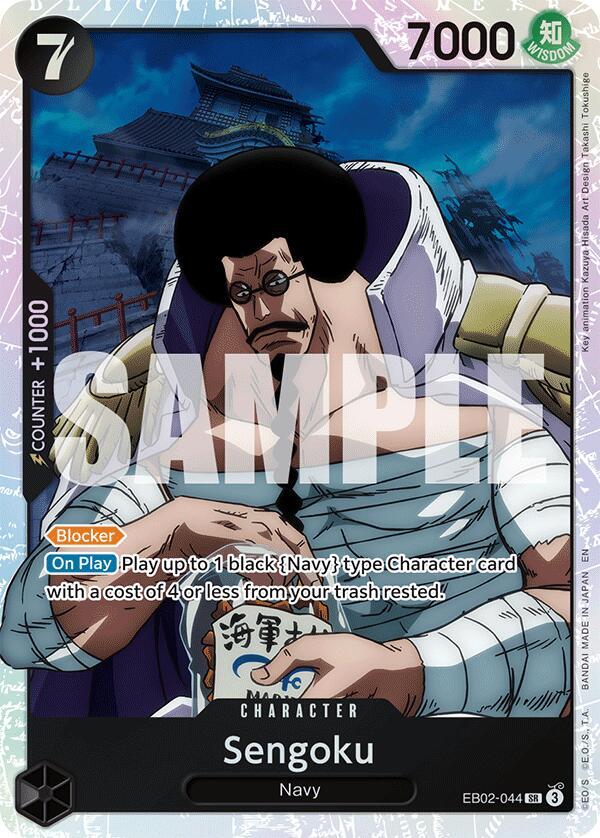 Sengoku SR EB02-044 ONE PIECE! Extra Booster: 25th Anniversary Collection Raw