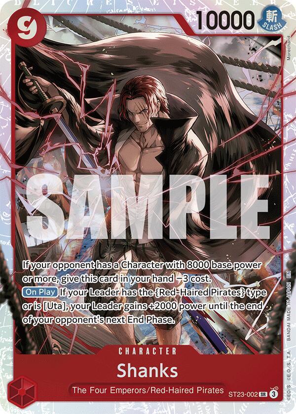 Shanks SR ST23-002 Starter Deck Red Shanks ONE PIECE! Raw