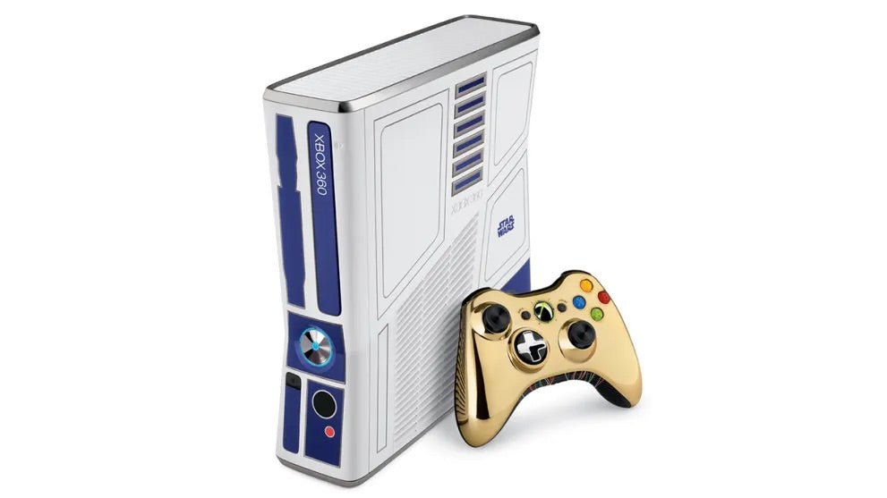 Xbox 360 Slim 320GB Star Wars Limited Edition Console Loose