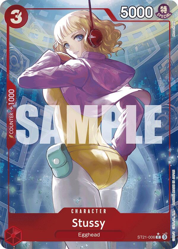 Stussy Parallel ST21-006 Starter Deck EX Gear 5 ONE PIECE! Raw