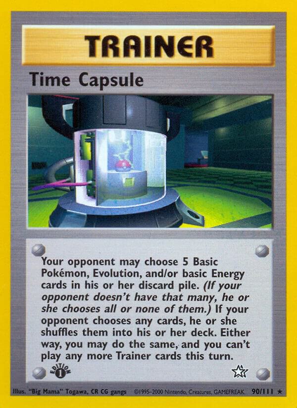 Time Capsule 90/111 Pokémon Neo Genesis Raw