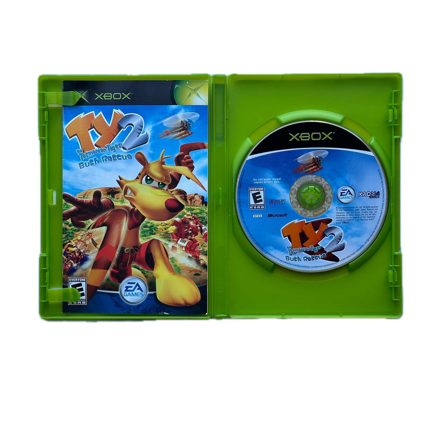 Ty The Tasmanian Tiger 2 Beach Rescue Xbox Complete in Box