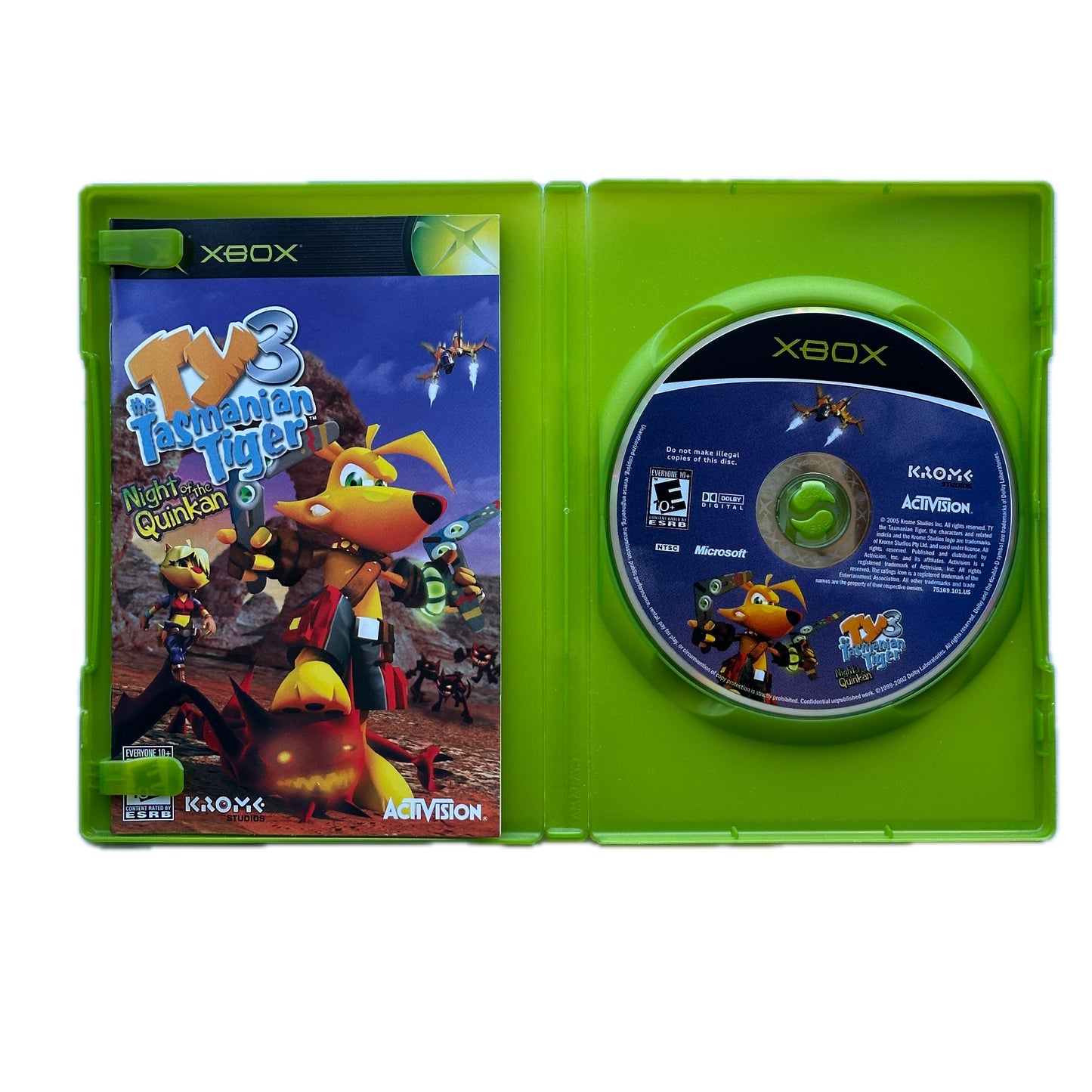 Ty The Tasmanian Tiger 3 Night of The Quinkan Xbox Complete in Box