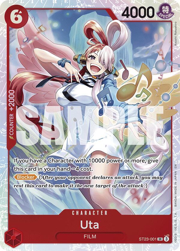 Uta SR ST23-001 Starter Deck Red Shanks ONE PIECE! Raw
