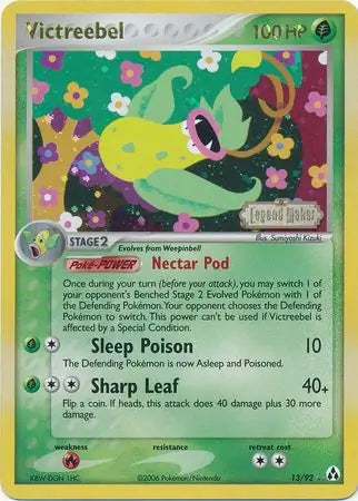 Victreebel 13/92 Holo Stampeda Pokémon EX Legend Maker Raw