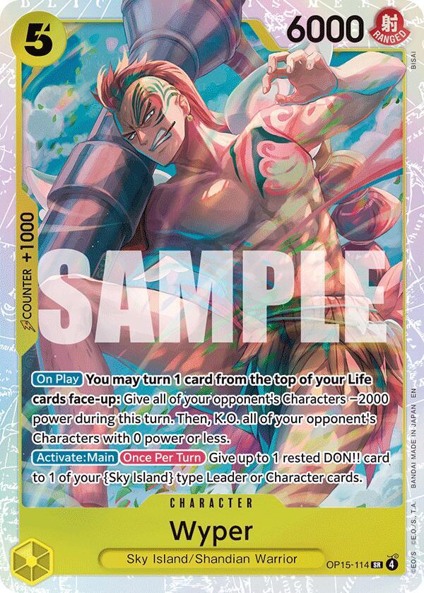 Wyper SR OP15-114 ONE PIECE! Adventure's on Kami's Island Raw