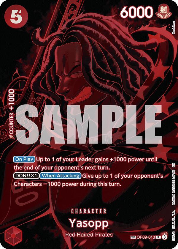 Yasopp SP OP09-013 (OP12) ONE PIECE! Legacy of The Master Raw
