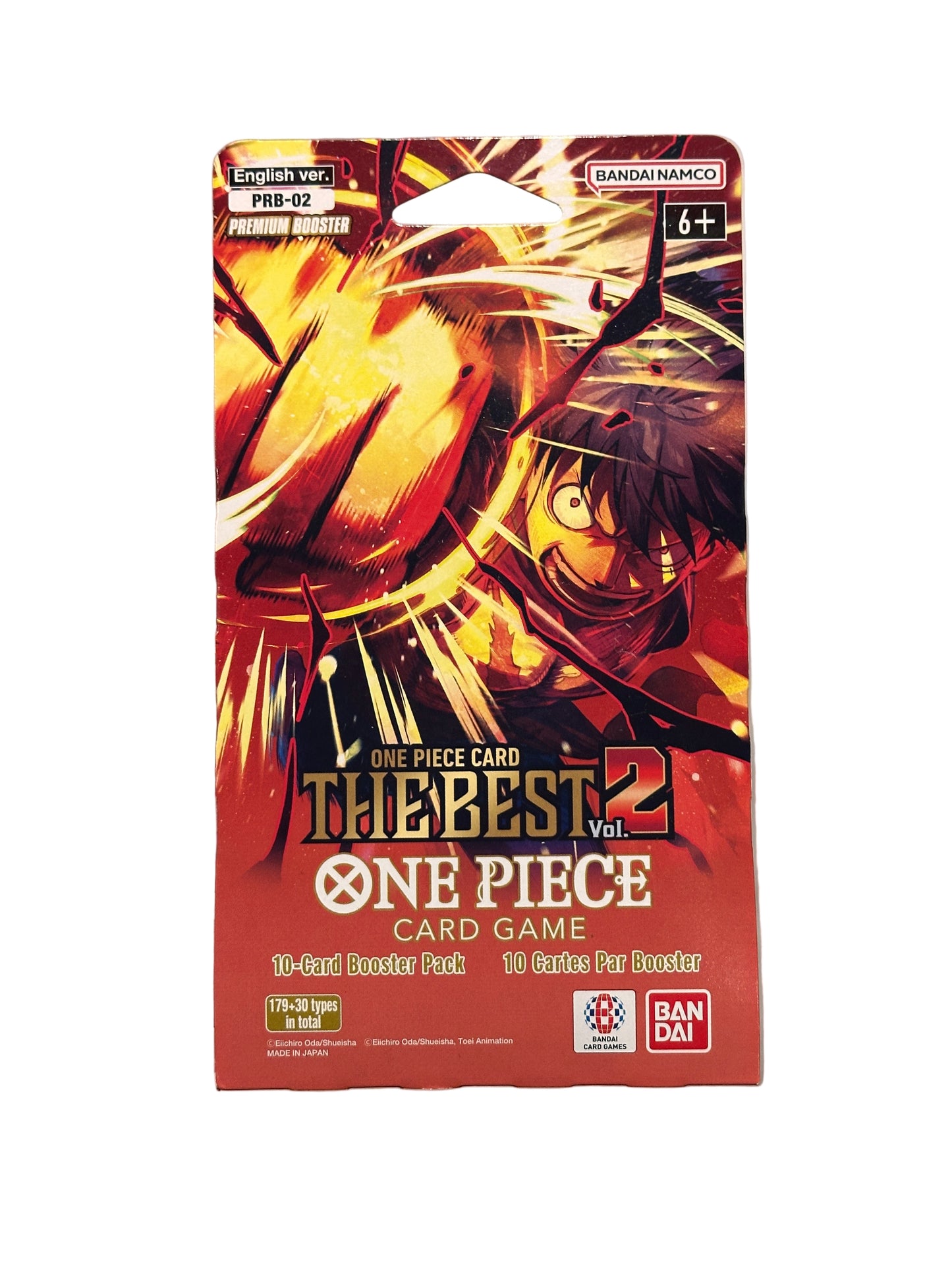 One Piece Card the Best vol. 2 PRB-02 Sleeved Booster