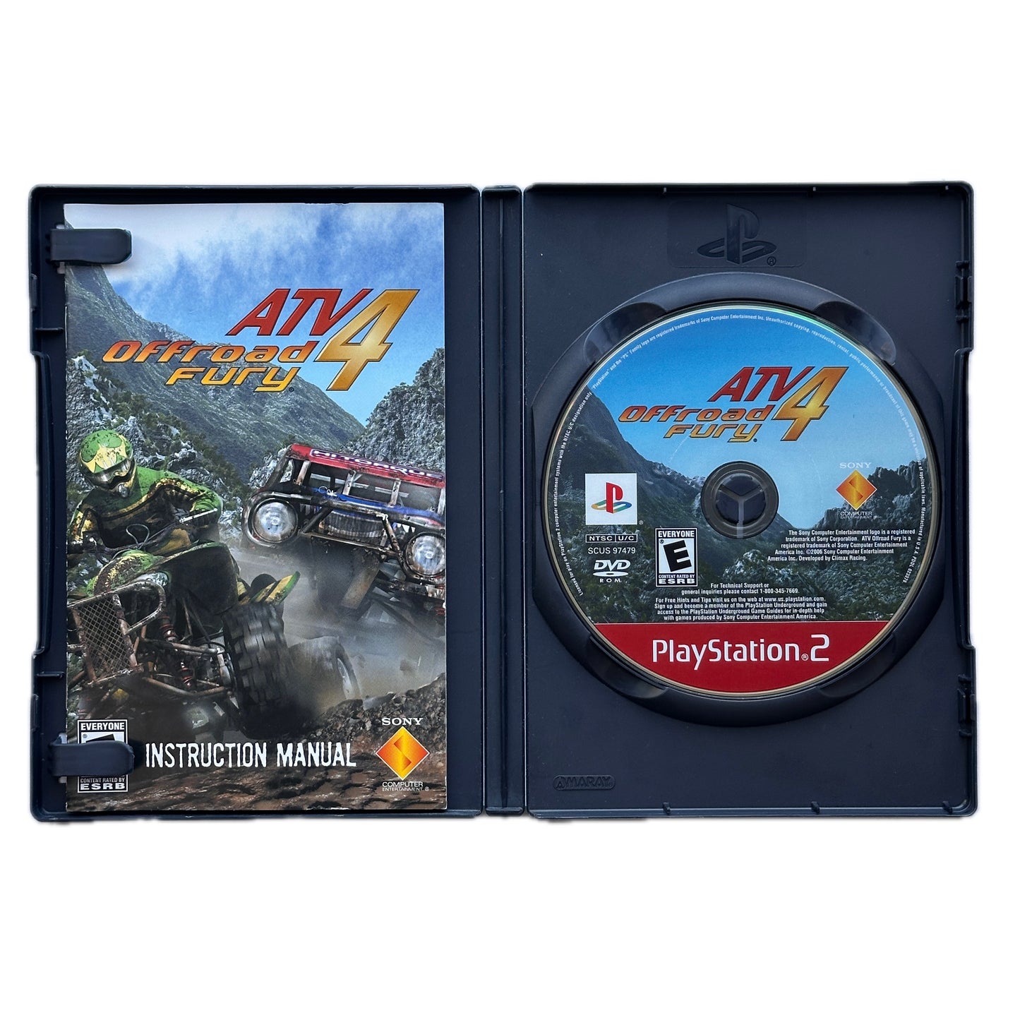 ATV Off Road Fury 4 Greatest Hits PS2 Playstation 2 Complete in Box