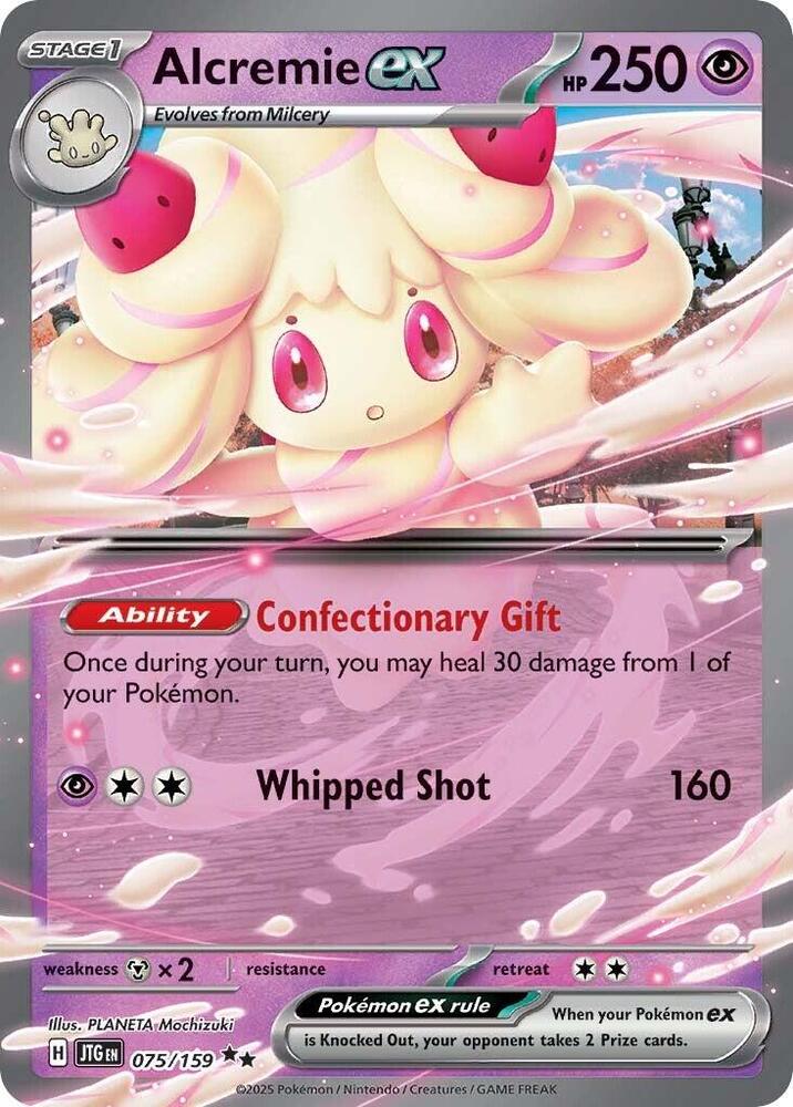 Alcremie EX 075/159 Pokémon Journey Together Raw