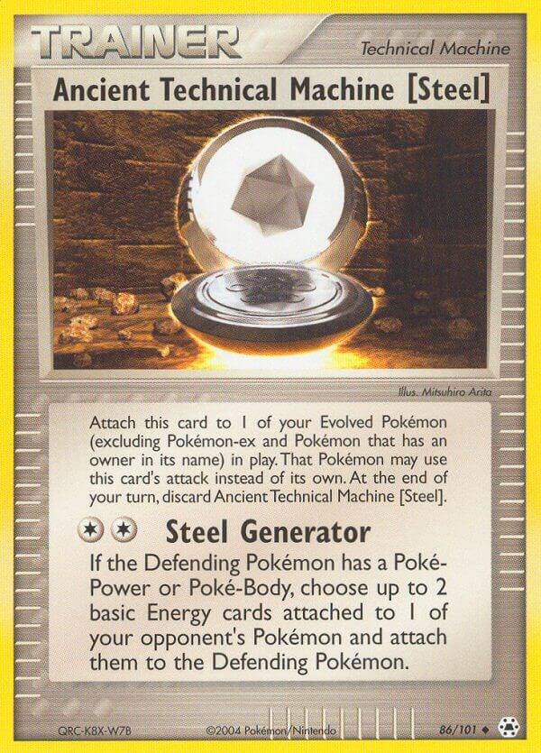 Ancient technical Machine [Steel] 86/101 Reverse Holo Pokémon EX Hidden Legends Raw