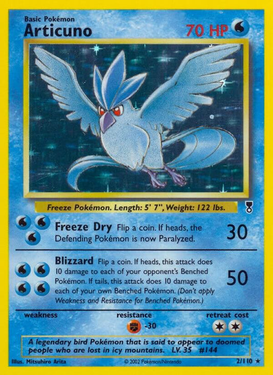 Articuno 2/110 Holo Legendary Collection Pokémon Raw