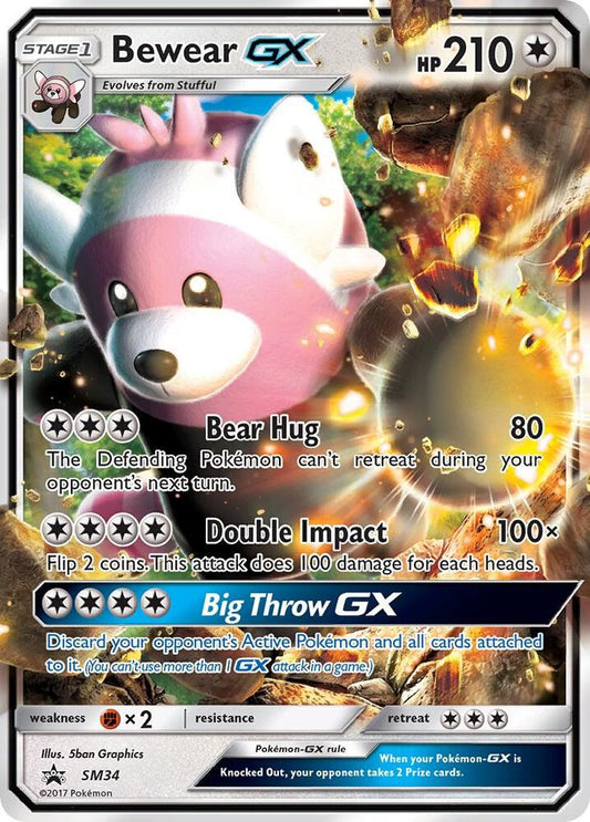 Bearwear GX SM34 Pokémon Sun & Moon Promos Raw