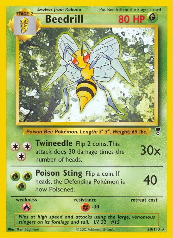 Beedrill 20/110 Legendary Collection Pokémon Raw