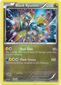 Black Kyurem BW58 Cosmos Holo Pokémon Black & White Promos Raw