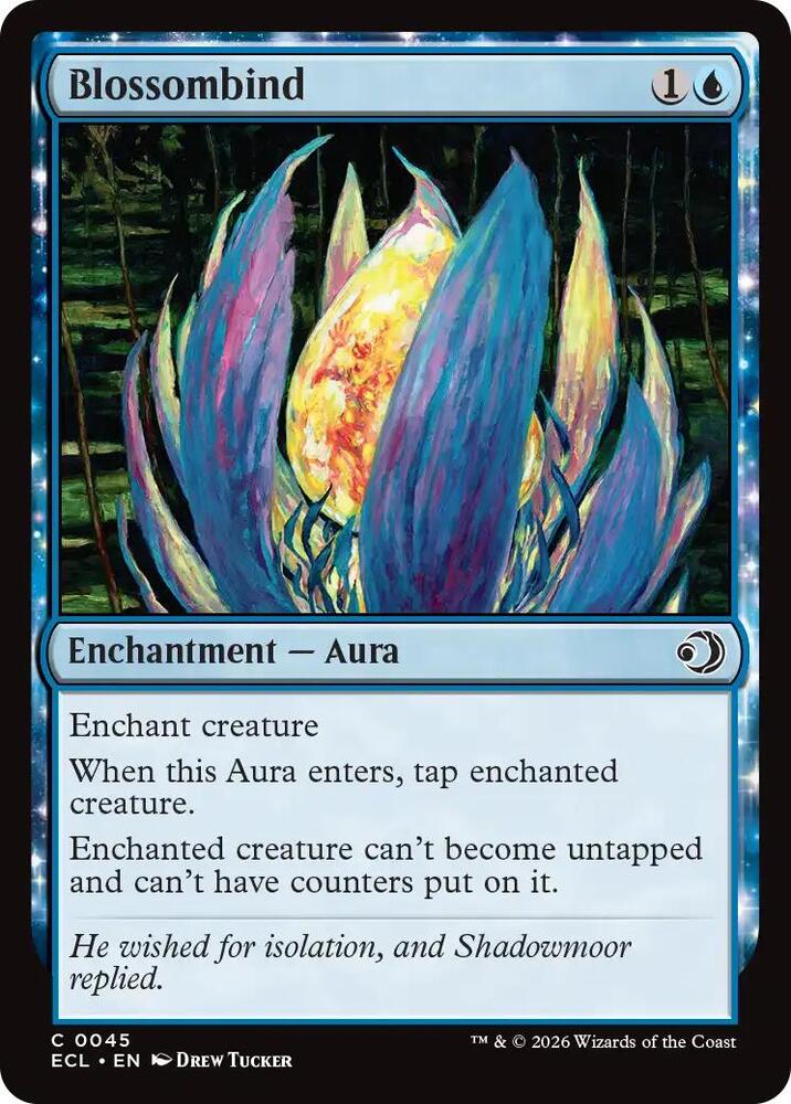 Blossombind ECL 0045 Foil Magic The Gathering Lorwyn Eclipsed
