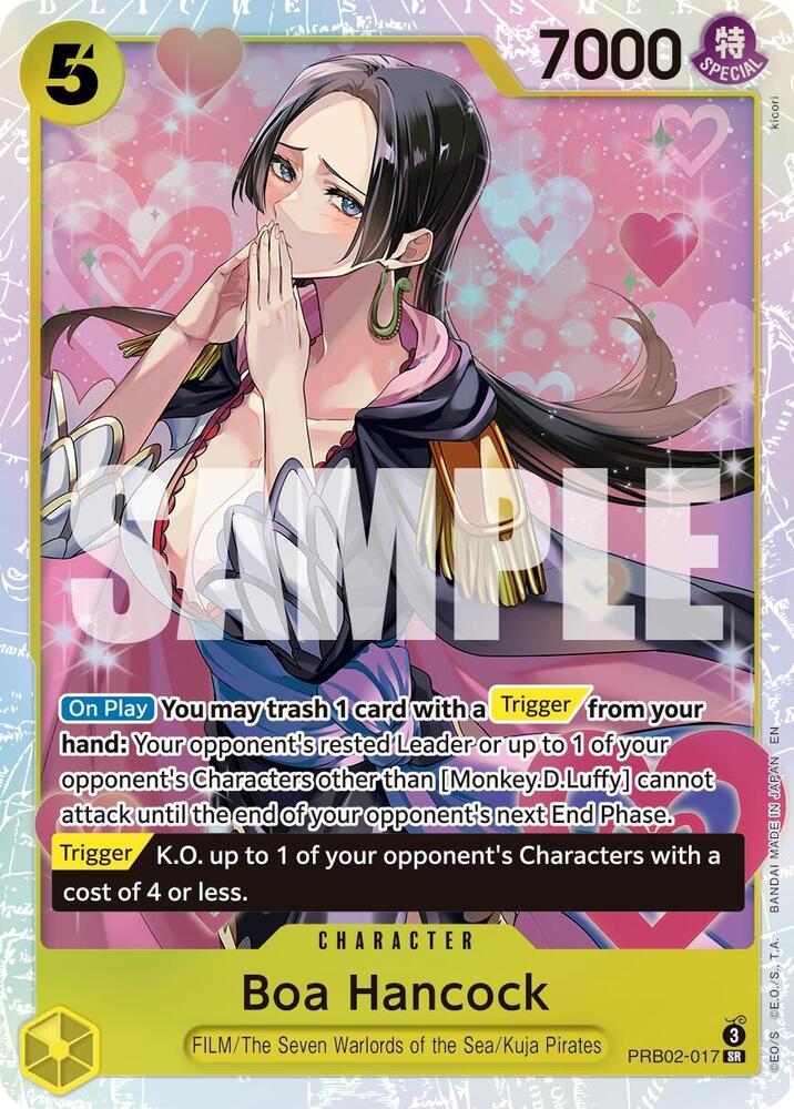 Boa Hancock SR PRB02-017 ONE PIECE! Premium Booster The Best Vol.2