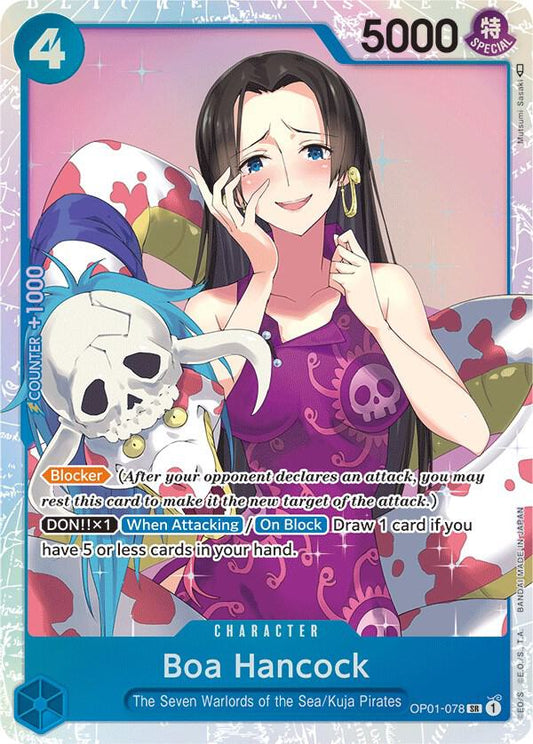 Boa Hancock SR One Piece Romance Dawn OP01-078 Raw