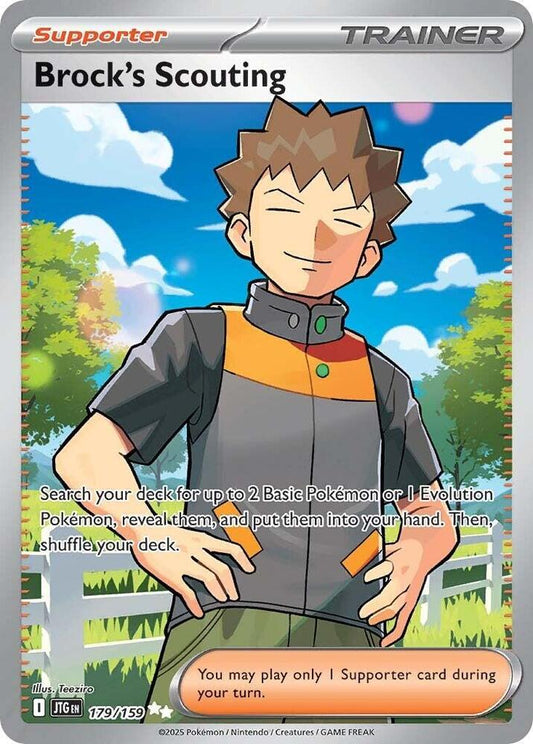 Brock's Scouting 179/159 Scarlet & Violet Journey Together Pokémon Raw