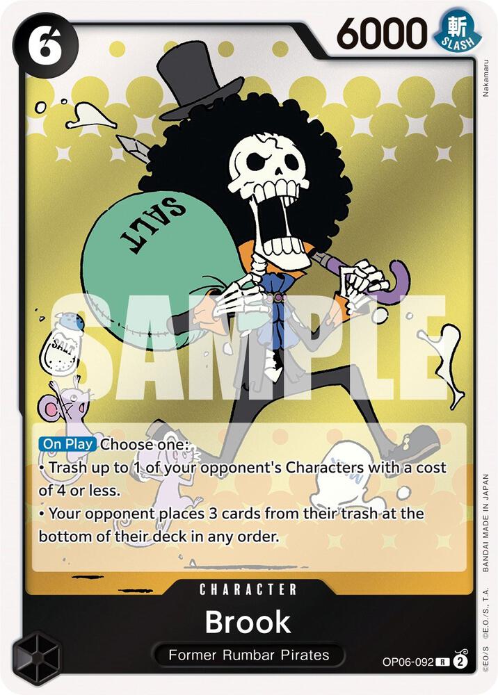 Brook Foil OP06-092 ONE PIECE! Wings of The Captain