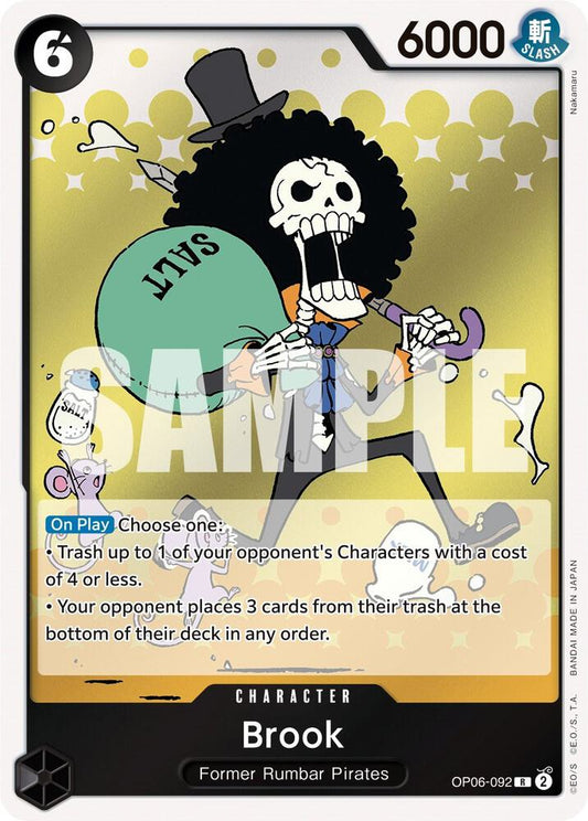 Brook Foil OP06-092 ONE PIECE! Wings of The Captain