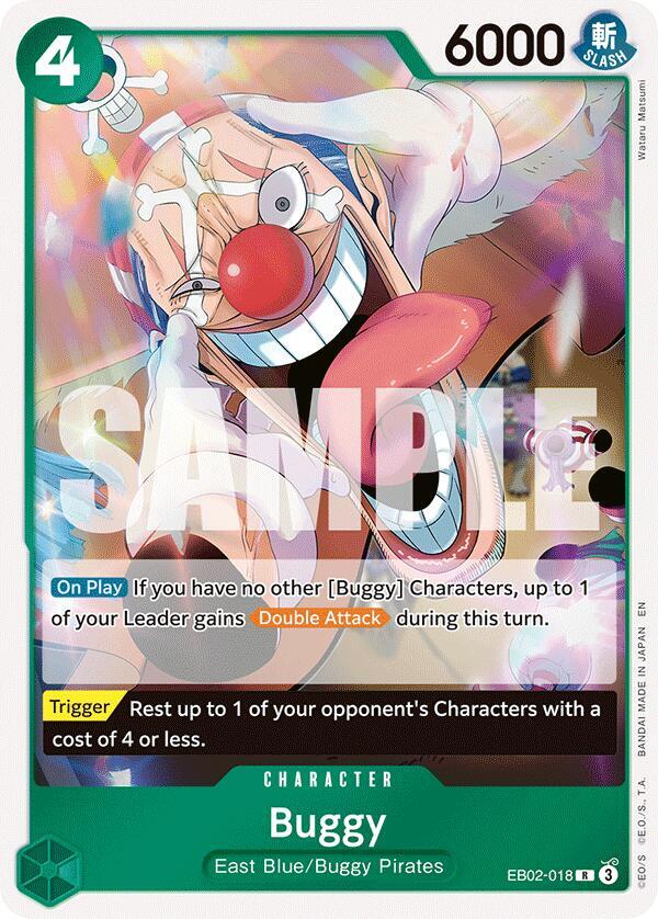 Buggy Foil EB02-018 Extra Booster: 25th Anniversary Collection One Piece Raw