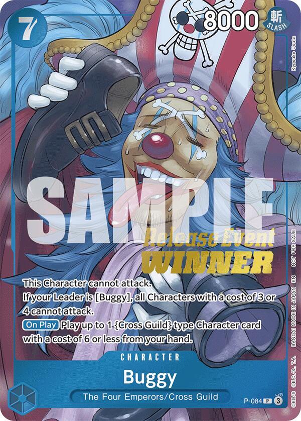 Buggy P-084 Pre-Release Winner Stamp Winner Pack 2025 Vol.3 ONE PIECE! Raw