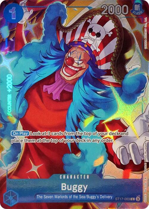 Buggy ST17-003 AA The Seven Warlords of The Sea Binder Collection Raw