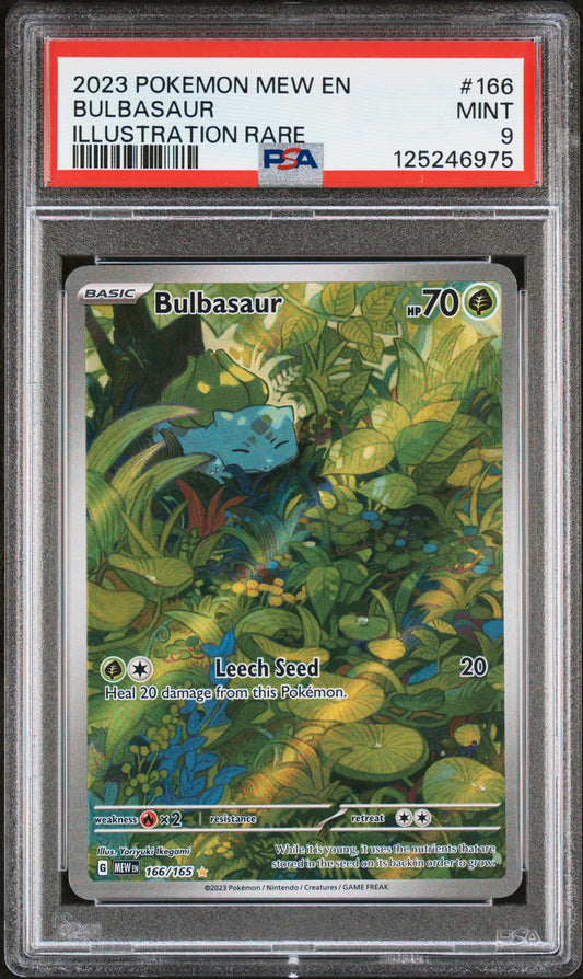 Bulbasaur 166/165 Scarlett & Violet 151 Pokémon PSA Graded